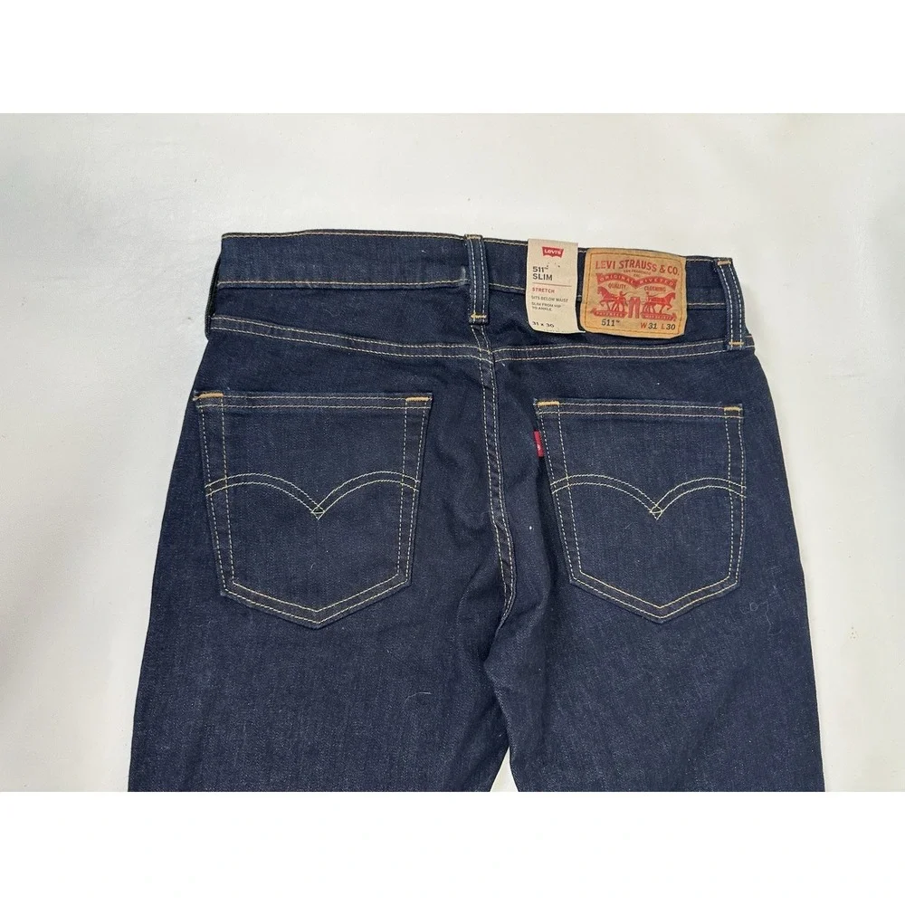 Levi's Men's 511 Slim Fit Jeans Dark Flex Stretch 31W x 30L‎